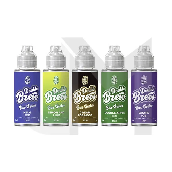 0mg Ohm Brew Bar Series Double Brew 100ml Shortfill (50VG/50PG)