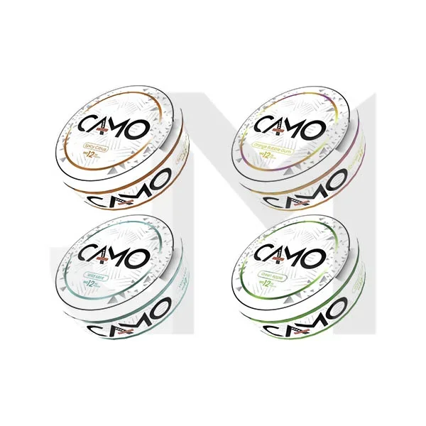 12mg Camo Nicotine Pouches – 20 Pouches