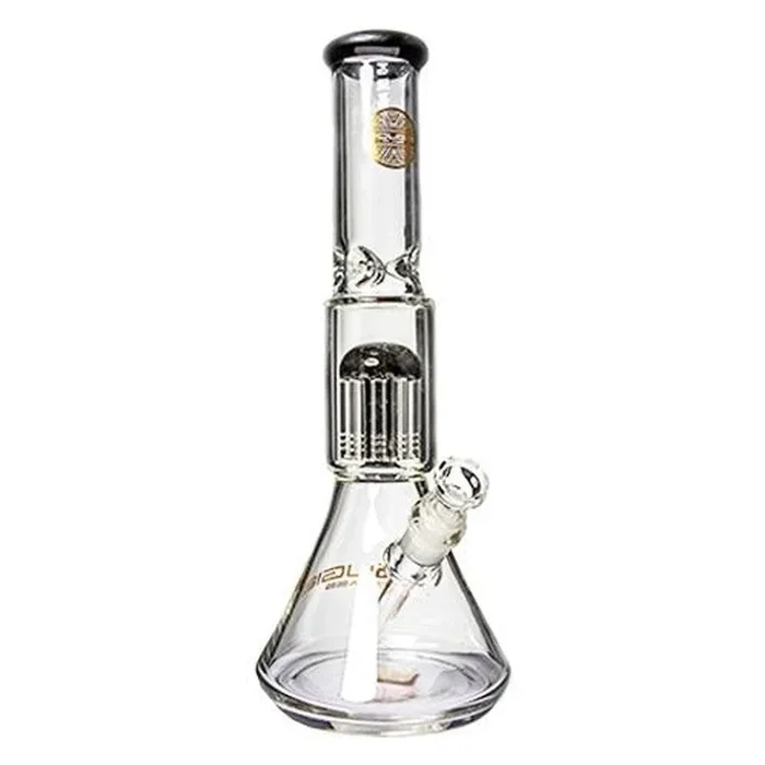 15 ” Bougie Beaker Water Pipe With Tree Perc – Various Colors – (1 Count)