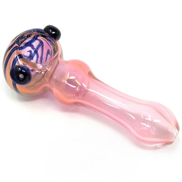 4.5 ” Smoky Pink Pyrex Pipe (Q18-4.5)