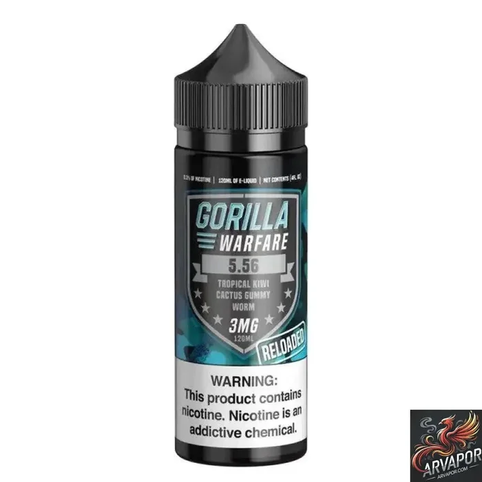 5.56 Reloaded – Gorilla Warfare 120mL-AR Vapor