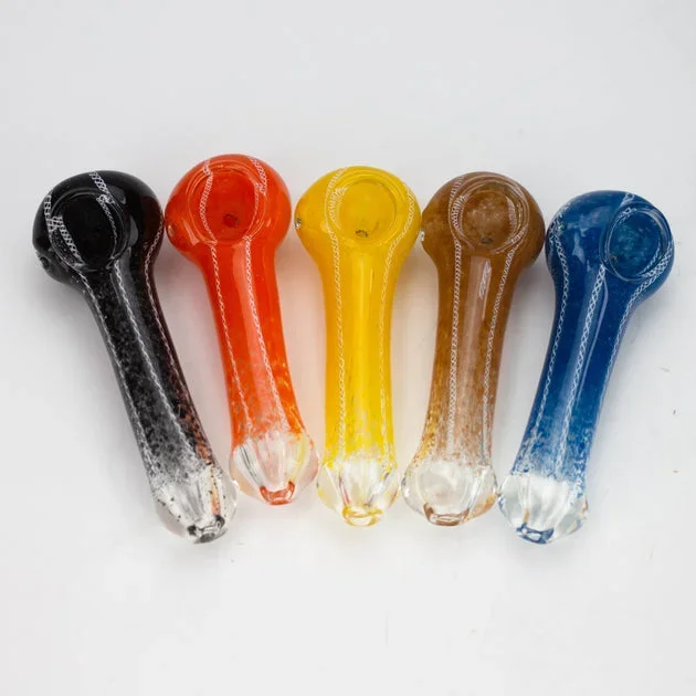 5 Inches – Soft Glass Hand Pipe – Pack of 2