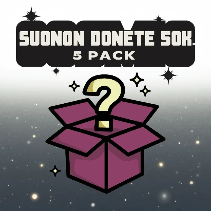 5 Pack Suonon Donete 50k Disposable Mystery Box