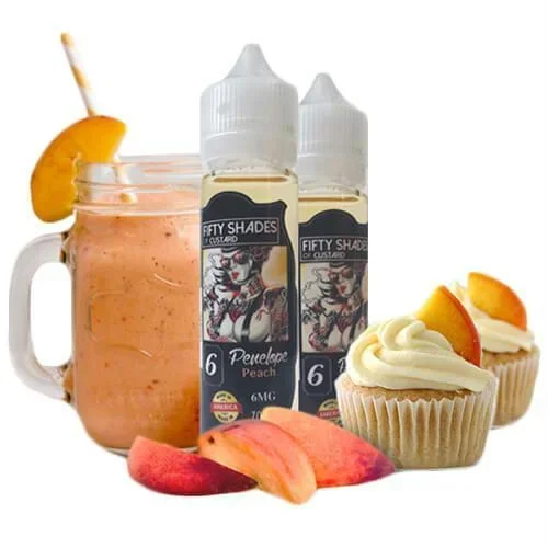 50 Shades Of Custard Ejuice – Penelope Peach