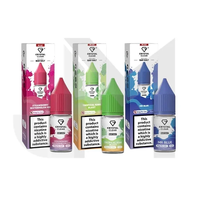 5mg Crystal Clear Bar Salt 10ml (50VG/50PG)