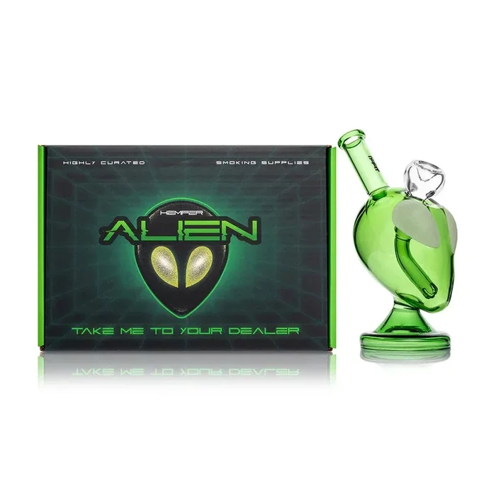 6″ Hemper Alien Water Pipe – 1 Piece