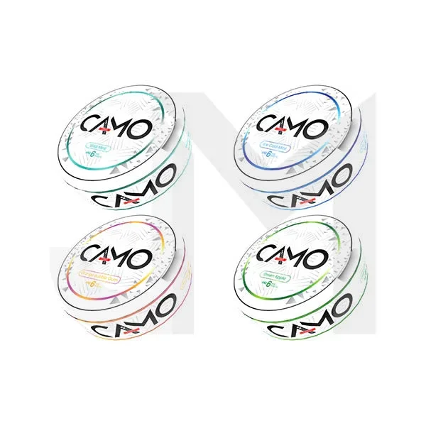 6mg Camo Nicotine Pouches – 20 Pouches