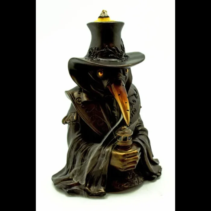 7 ” Back Flow Incense Burner – Plague Doctor Backflow