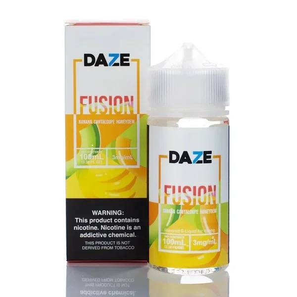 7 DAZE FUSION – BANANA CANTALOUPE HONEYDEW – 100ML