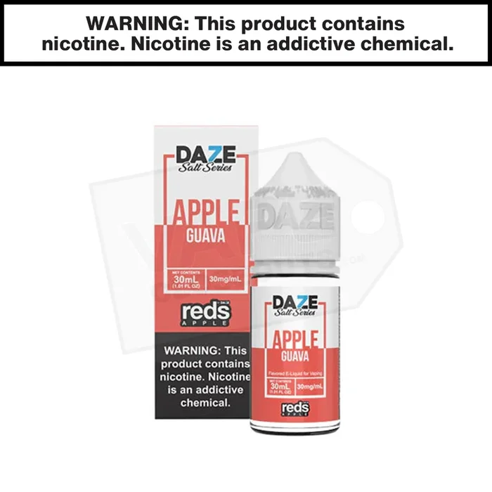 7 Daze Reds | Guava – Nic Salt eJuice (30ml)