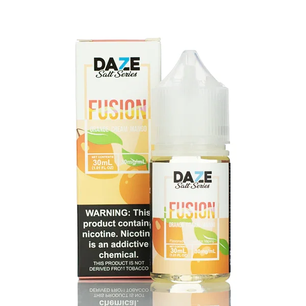 7Daze Fusion Salts – Orange Cream Mango