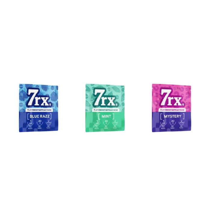 7RX Tablets (DSPLY 25pc)(Kratom)(40mg 1ct tablet)(SAS)