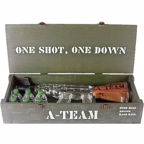 A Team AK47 Vodka Gift Set With 6 200ml Grenades