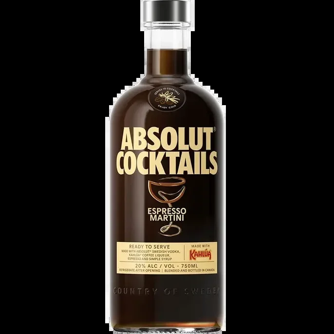Absolut Cocktails Espresso Martini RTD