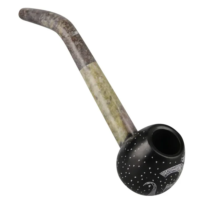 AFG Distribution – Stone Carved Pipe with Om Symbol
