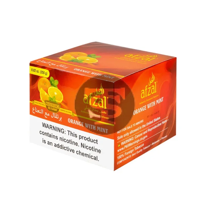 Afzal Orange with Mint Hookah Shisha 250g