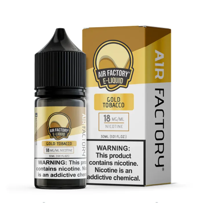 Air Factory Salt Gold Tobacco eJuice