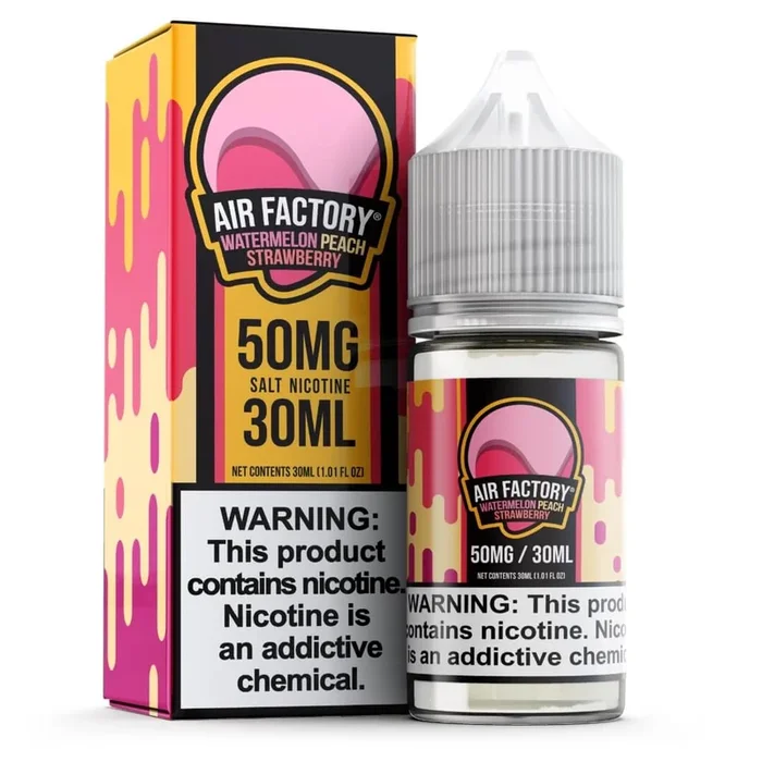 Air Factory Salt Watermelon Peach Strawberry eJuice