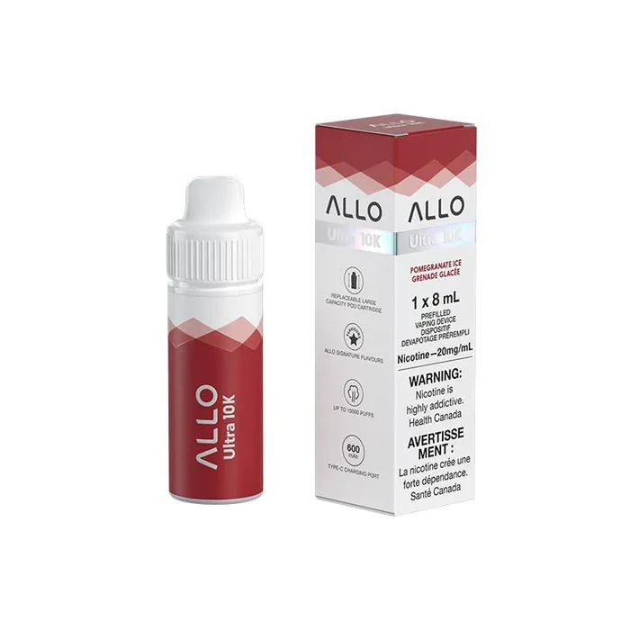 ALLO Ultra 10k Hybrid Disposable – Pomegranate Ice