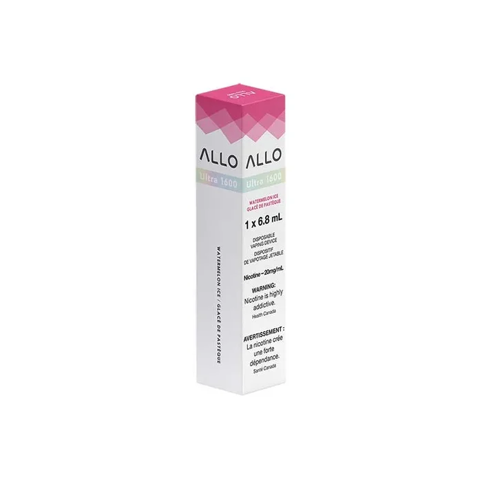 ALLO Ultra 1600 Disposable Vape – Watermelon Ice (ON)