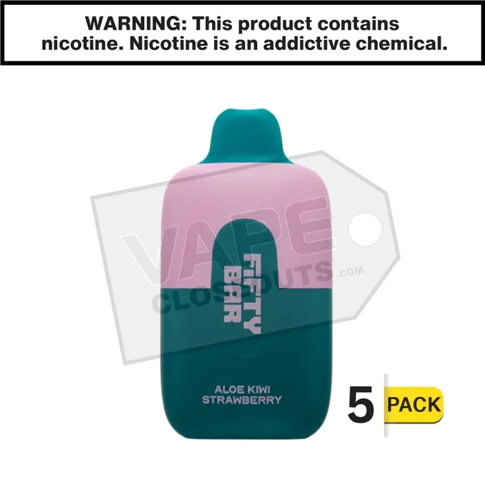 Aloe Kiwi Strawberry Fifty Bar Beard Vape