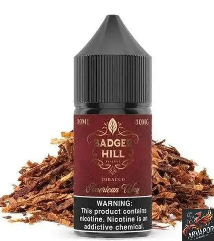 American Way – Badger Hill Reserve Synthetic Salt 30mL – arvapor