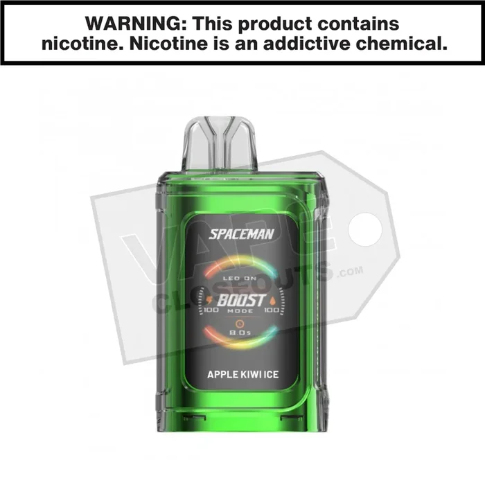 Apple Kiwi Ice Spaceman Prism 20k Disposable Vape