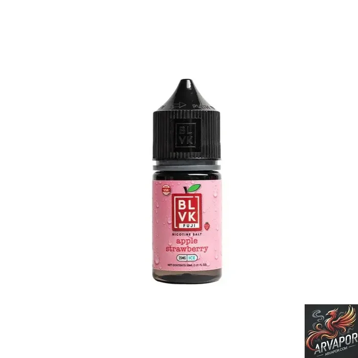 Apple Strawberry Ice – BLVK Fuji Salt 30mL – arvapor