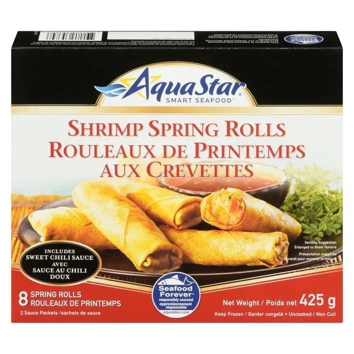 Aqua Star Shrimp Spring Rolls, 8-Pack, 425-g