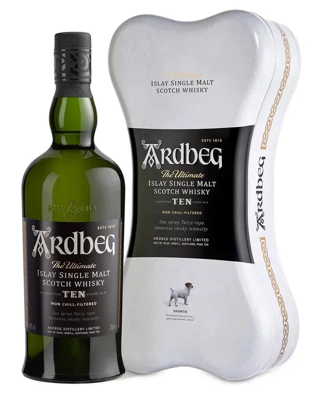 Ardbeg 10 Year Old Ardbone Gift Box, 70 cl