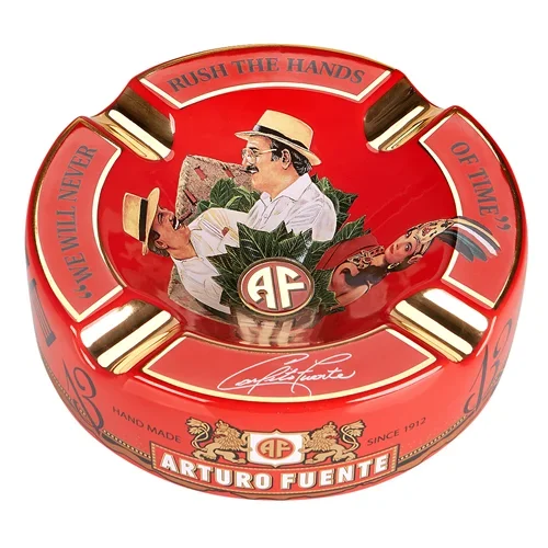 Arturo Fuente Ceramic Ashtray Red