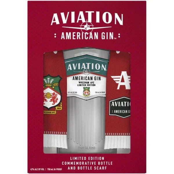Aviation American Gin AFC LE Gift Set W/ Scarf