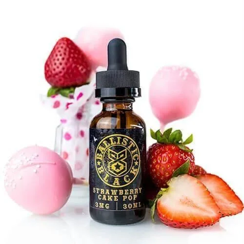 Ballistic Black By Ballistic Vape – Strawberry Cake Pop
