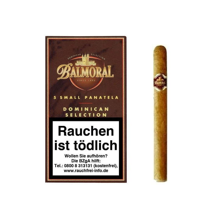 Balmoral 5 Small Panatela Dominican Tubos (Pack of 5 Cigar)