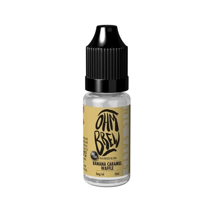 Banana Caramel Waffle Nic Salt By Ohm Brew