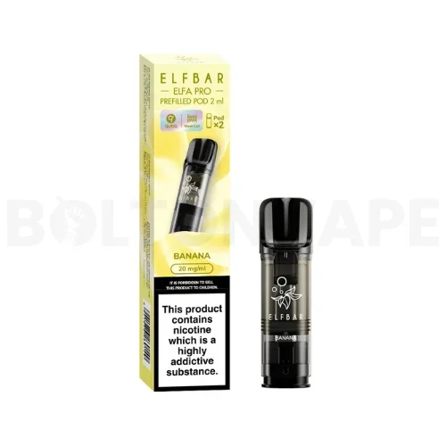 Banana Elfa Pro Prefilled Pods By Elfbar