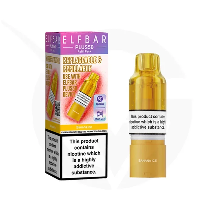 Banana Ice Elfbar Plus50 Refill Pods