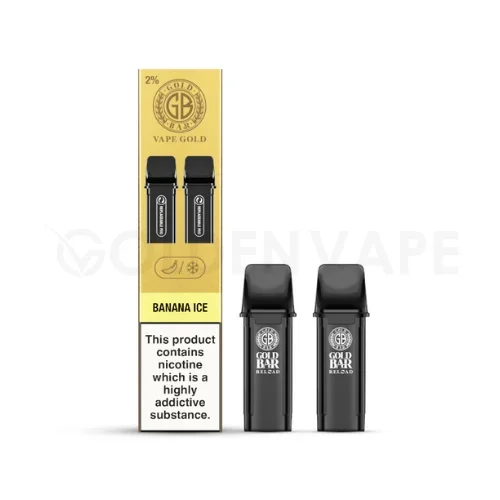 Banana Ice Prefilled Pods By Gold Bar Reload