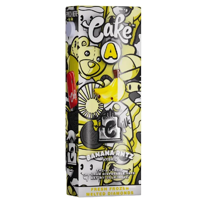 Banana Rntz – Cake A Pebble THC-A Disposable 3G