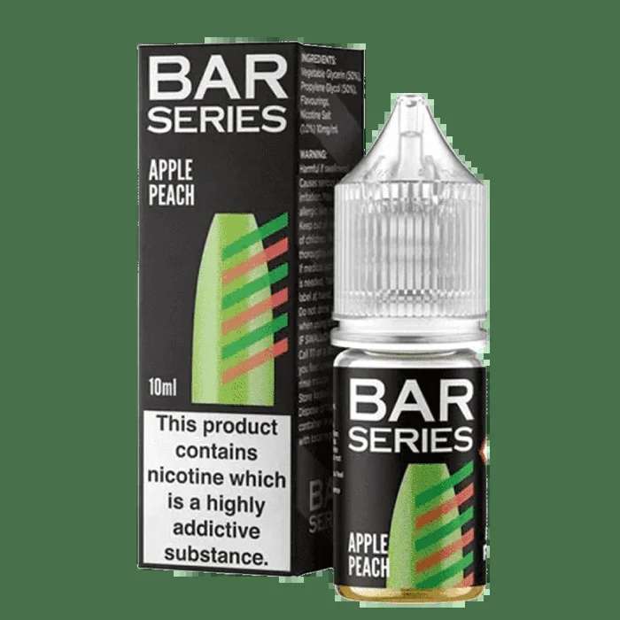 Bar Series Nic Salts 10ml – Apple Peach