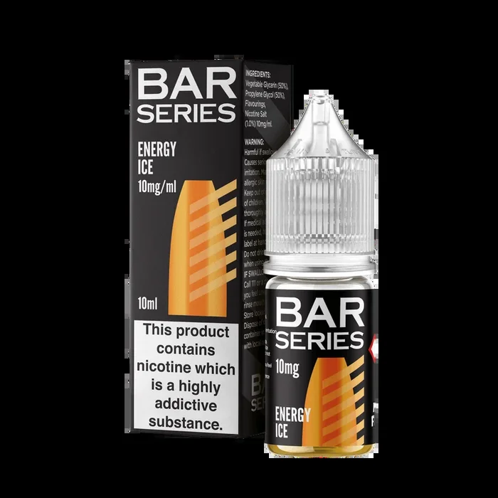 Bar Series Nic Salts 10ml E-Liquid – Energy Ice