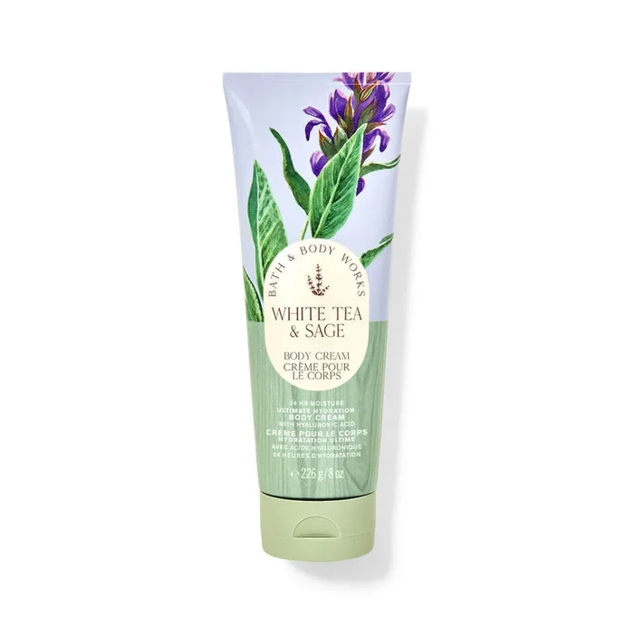 BBW White Tea & Sage Body Cream 226g