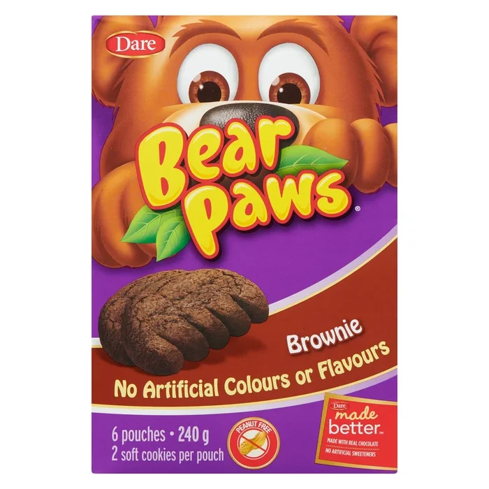 Bear Paws Soft Brownie Cookies, 240-g