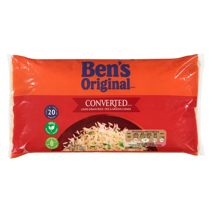Ben’s Original Converted Long Grain Rice, 2.2 kg