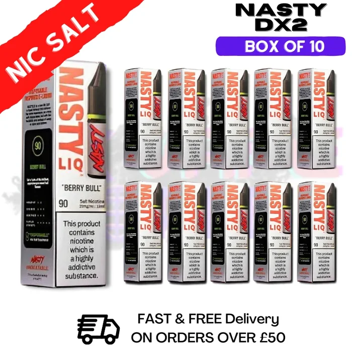 Berry Bull – NastyLiq Nic Salt Box Of 10
