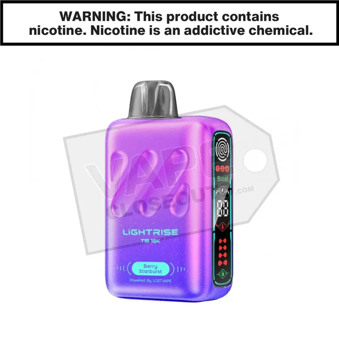 Berry Starburst Lightrise TB 18K Vape