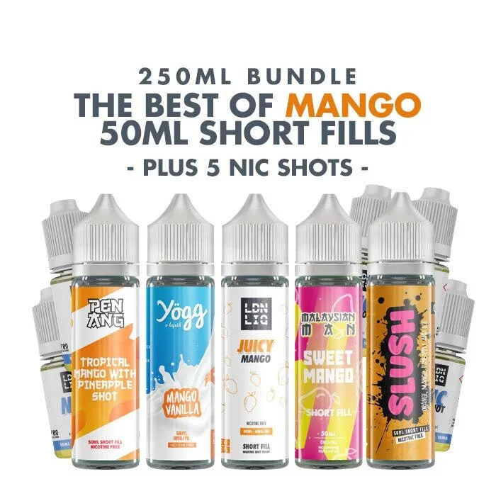 Best of Mango E-Liquids Juice Pack – 250ml Bundle