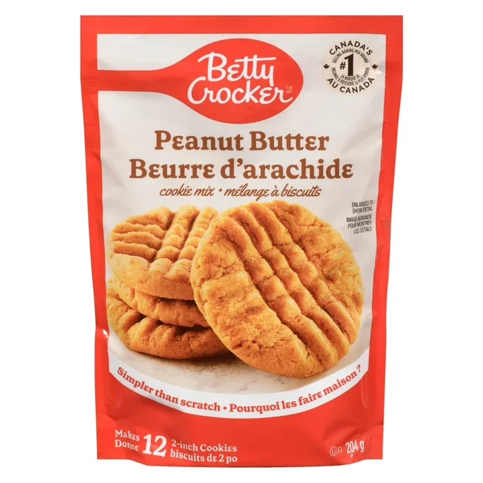 Betty Crocker Cookie Mix Peanut Butter, 204 g