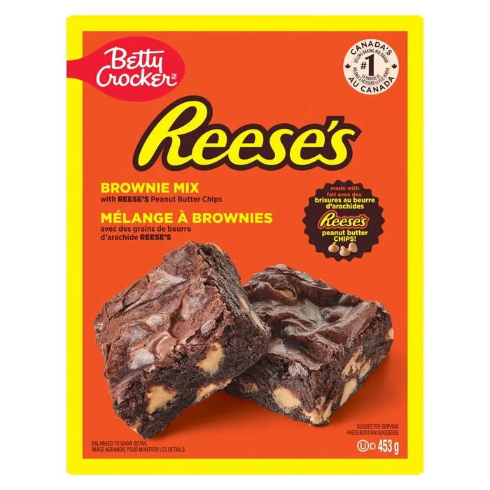 Betty Crocker Reese’s Brownie Mix with Reese’s Peanut Butter Chips, 453 g