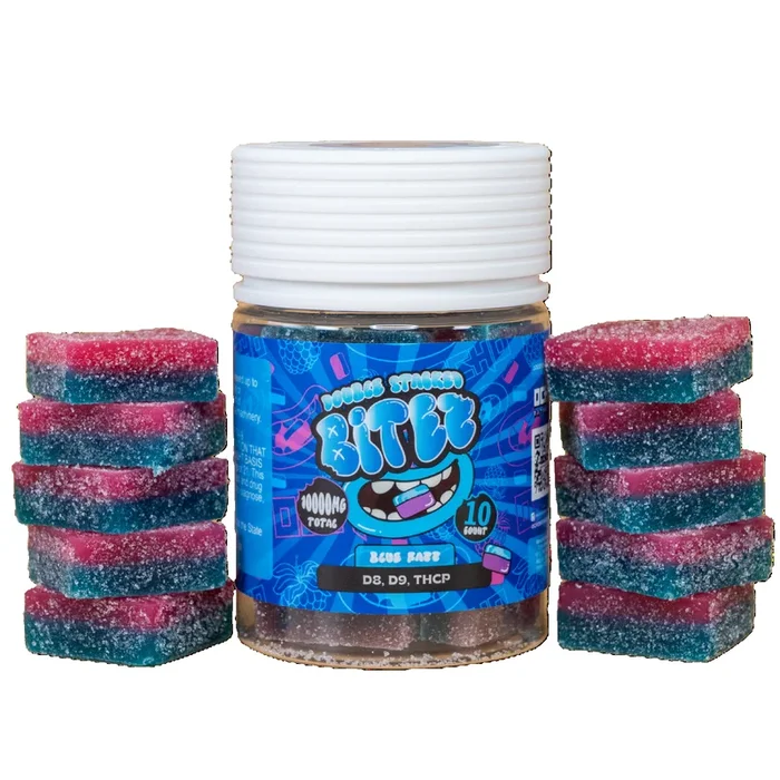 BITEZ Double Stacked Gummies 10,000mg Jarz Delta 8 + Delta 9 + THCP